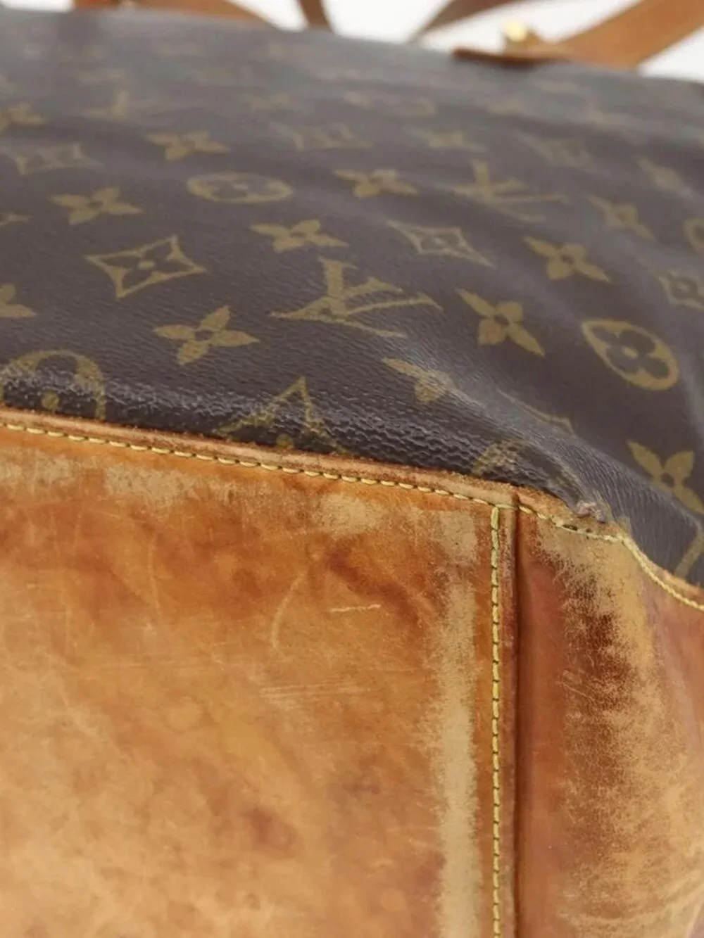 LOUIS VUITTON Monogram Cabas Mezzo Tote Bag M51151 LV Auth bs32250 - Picture 4 of 16